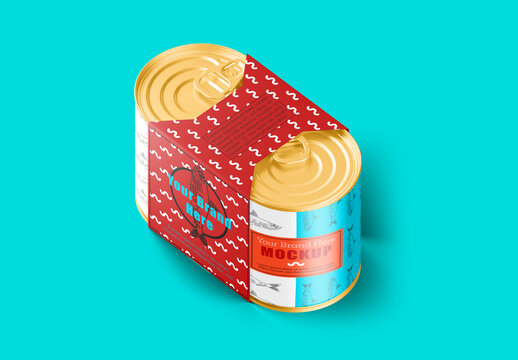 Cans Packaging Mockup