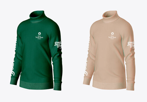 Men's Turtleneck mockup