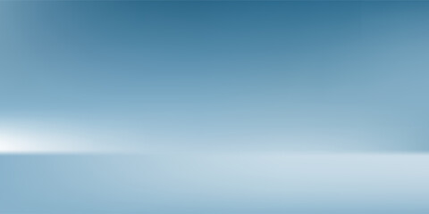 abstract modern blue background for product presentation with sunlight and blurred