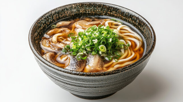 Bowl of boiled whitebait shown on a white backdrop