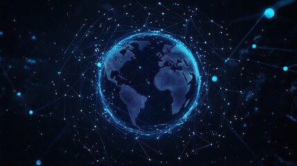 Global Network: A Digital World Visualization