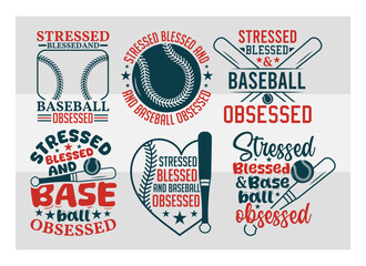 Stressed Blessed And Baseball Obsessed Svg, Sports Svg, Baseball T-shirt Design, Baseball Lover Svg, Baseball Quotes Png, Baseball Shirt Png, Ball Svg, Baseball Svg Images, Cut Files
Baseball, 