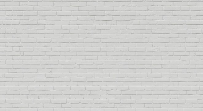 Fototapeta Fondo de textura de pared de ladrillo blanco para bloque de baldosas de piedra pintado en color gris claro, papel tapiz, diseño interior y exterior moderno y fondo