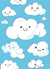 Cute clouds in a sky (1)