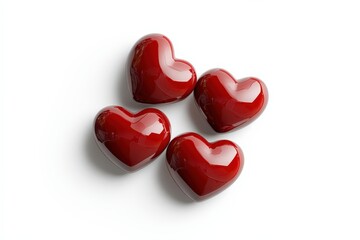 Fototapeta premium Red heart still life