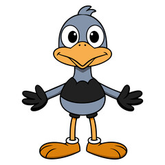 Download Coot Vector Art Illustration Eps File For Design.