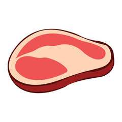 Raw Meat Illustration