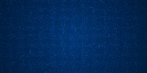 Abstract grid pixel pattern background. Vector illustration element with square, geometric mosaic, texture on dark blue color. Graphic design for digital datum, technology futuristic background