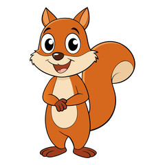 Download Squirrel Vector Art Illustration Eps File For Design.
