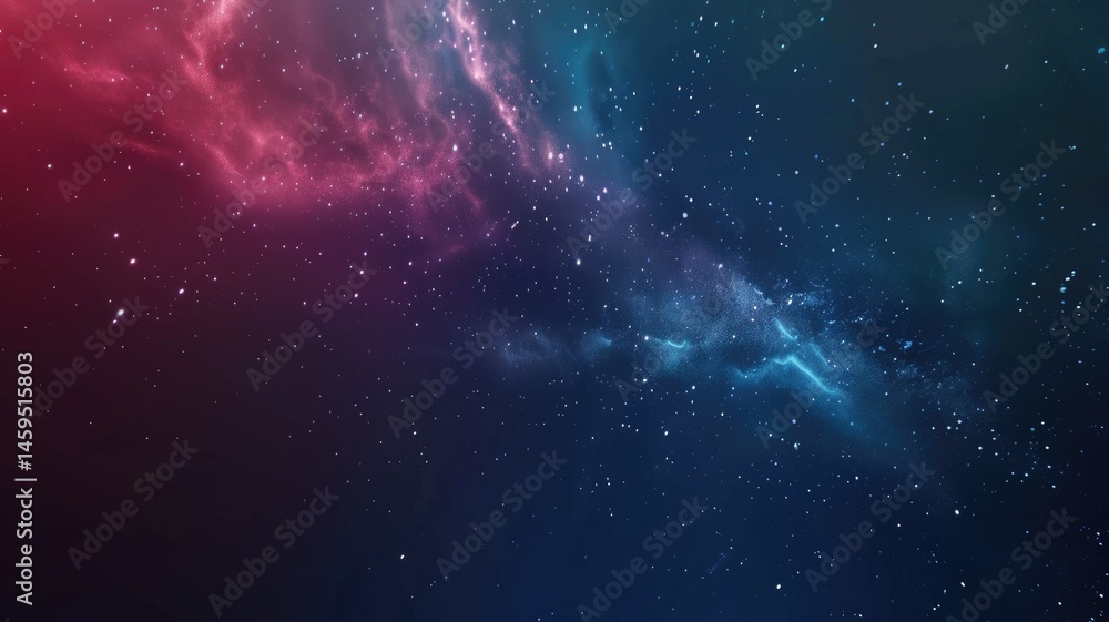 Poster abstract picture of glowing particle in galaxy star style design connecting and flow show energy dyn
