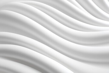 Obraz premium White abstract wave background