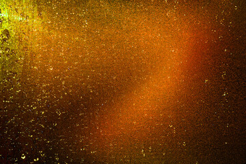 Black dark orange red brown shiny glitter abstract background with space. Twinkling glow stars...