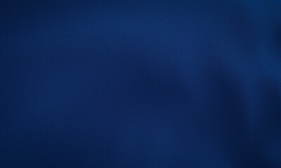 Blue cloth background. Wavy fabric texture