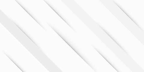 Obraz premium Abstract white background. Minimal geometric white light background. modern trendy design