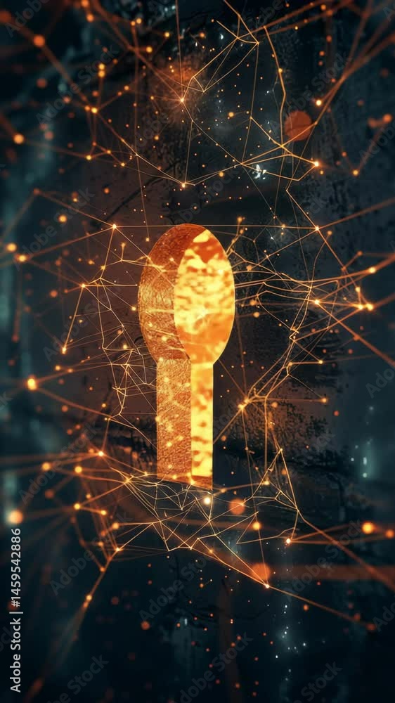 Poster unlocking digital potentials with innovative technology in a dynamic universe of connections and cre