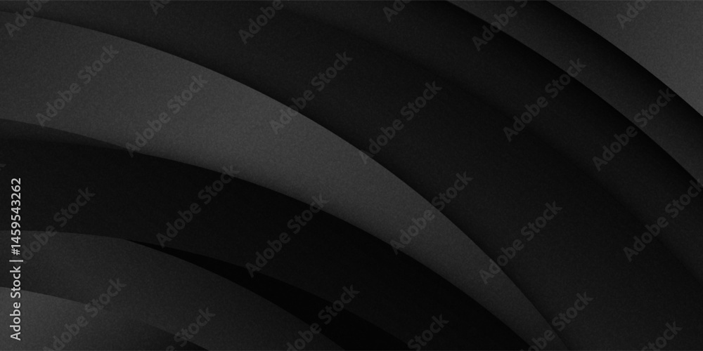 Poster 3d black abstract background. elegant dark diagonal shape elements. luxurious modern gray gradient g
