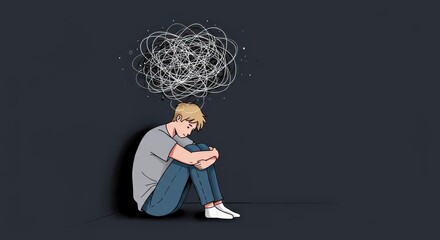 Overwhelmed: A Depiction of Mental Health Struggle