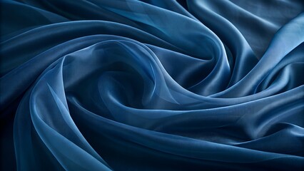 Obraz premium black satin fabric