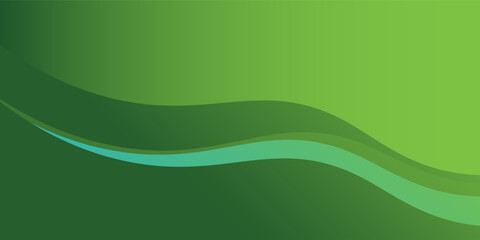 Abstract green wavy background. Vector EPS 10.