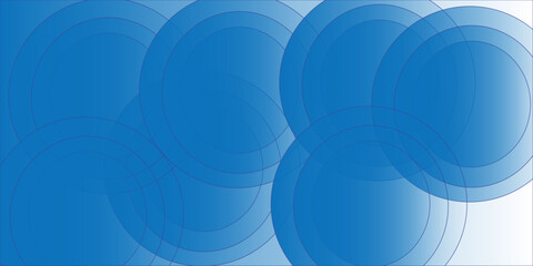 Abstract blue wave background. Blue minimal round lines abstract background..Modern graphic design element circles style concept for web banner, flyer, card, or brochure cover.