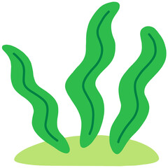 Wavy Seaweed Illustration