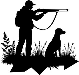 Hunting Silhouettes Bundle: Hunters, Deer, and Wild Game"