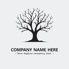 Obraz premium Tree Silhouette Logo Company Design Illustration Vector Graphic Image