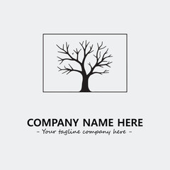 Obraz premium Tree Silhouette Logo Company Design Illustration Vector Graphic Image
