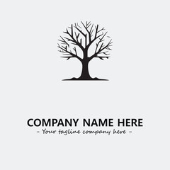 Obraz premium Tree Silhouette Logo Company Design Illustration Vector Graphic Image