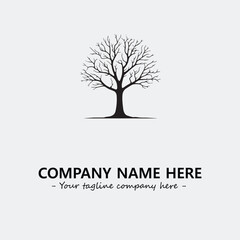 Obraz premium Tree Silhouette Logo Company Design Illustration Vector Graphic Image