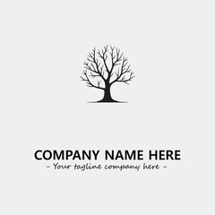 Obraz premium Tree Silhouette Logo Company Design Illustration Vector Graphic Image