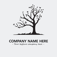 Obraz premium Tree Silhouette Logo Company Design Illustration Vector Graphic Image