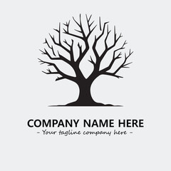 Obraz premium Tree Silhouette Logo Company Design Illustration Vector Graphic Image