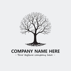 Obraz premium Tree Silhouette Logo Company Design Illustration Vector Graphic Image
