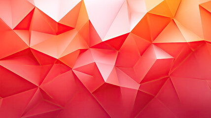 Low poly red gradient background with sharp and dynamic geometric shapes