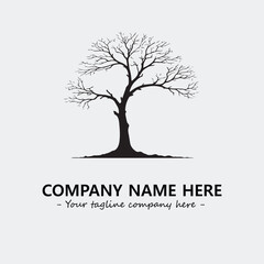 Obraz premium Tree Silhouette Logo Company Design Illustration Vector Graphic Image
