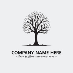 Obraz premium Tree Silhouette Logo Company Design Illustration Vector Graphic Image