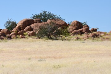 Felsformation im Damaraland (Namibia)