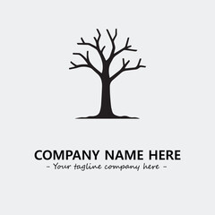 Obraz premium Tree Silhouette Logo Company Design Illustration Vector Graphic Image