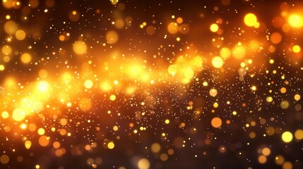 Golden, sparkling abstract background