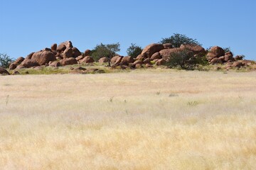 Felsformation im Damaraland (Namibia)