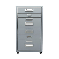 gray metal file cabinet drawers