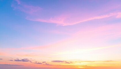 Fototapeta premium Serene sunset over the ocean coastal landscape nature photography tranquil environment wide-angle view aesthetic beauty