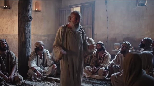 Apostle Peter preaches about the Resurrection of Jesus Christ, repentance, in Judea, Jerusalem.