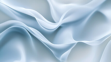 Obraz premium A blue and white striped fabric with a wave pattern