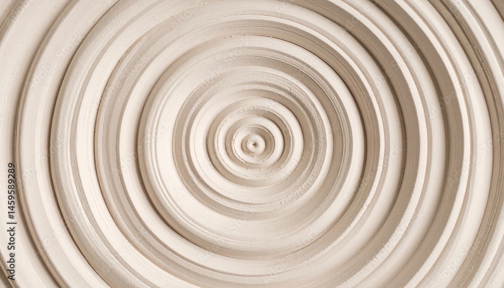 Poster spiraling motion patterns abstract design digital art minimalist style top-down view visual concept 