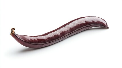 Dark purple bean pod