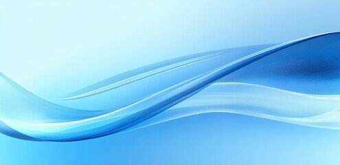 Abstract Blue Wave Design