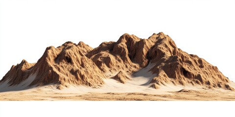 Desert mountain range landscape