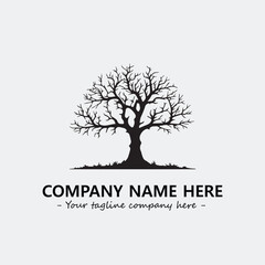 Obraz premium Tree Silhouette Logo Company Design Illustration Vector Graphic Image